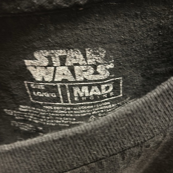 Black and Yellow Star Wars Short Sleeve Tee - Picture 2 of 3